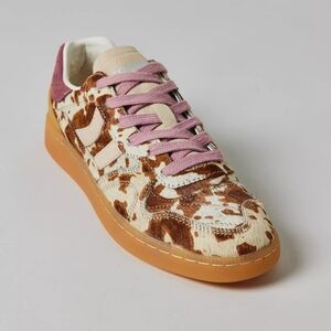 Coolway Women's Goal Animal Print Sneaker - Color: Cow